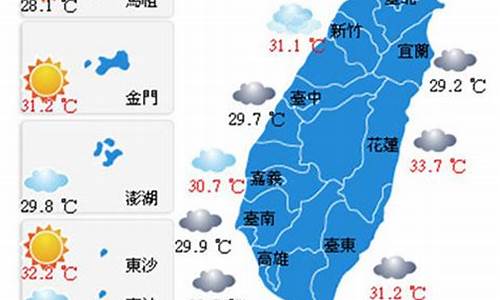 台湾七天天气预报实况_台湾七天天气预报