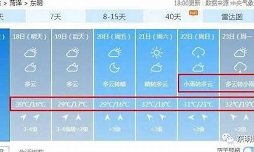 30东明天气预报_东明天气预报15天查询百度百科